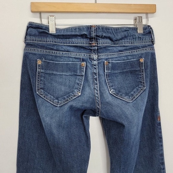 Forever 21 Dark Wash Skinny Ankle Cropped Jeans - Picture 9 of 10